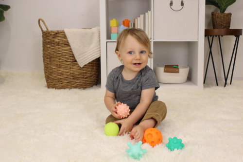 Loptičky s textúrami Super Soft 6 ks Infantino