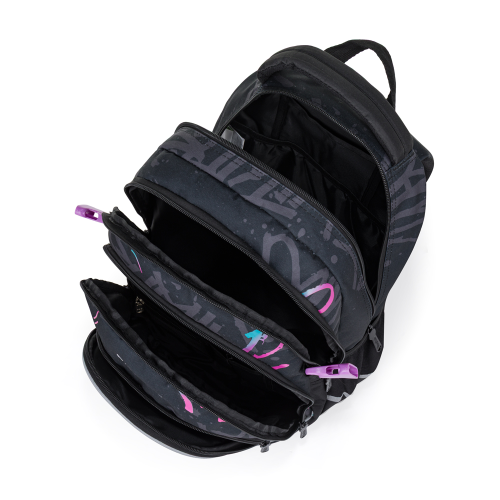 Študentský batoh Oxy Scooler Graffiti Pink OxyBag
