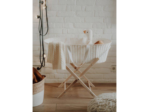 Mojžišov košík pre bábätko Paper Dream white + matrac Airdream Ahojbaby