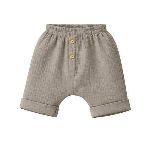 Dojčenská mušelínová košeľa s kraťasmi linen New Baby