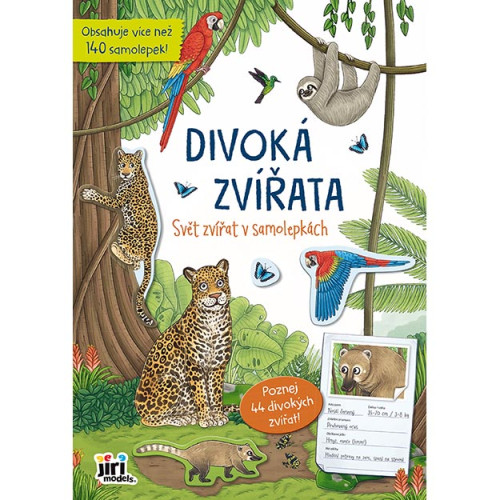 Svet zvierat v samolepkách Divoké zvieratá