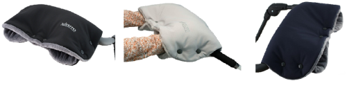 Rukávnik na kočík Magna softshell s reflexom
