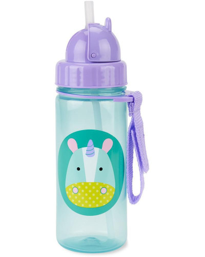 Hrnček so slamkou bez PVC A BPA 12 m+ Skip Hop Zoo 385 ml