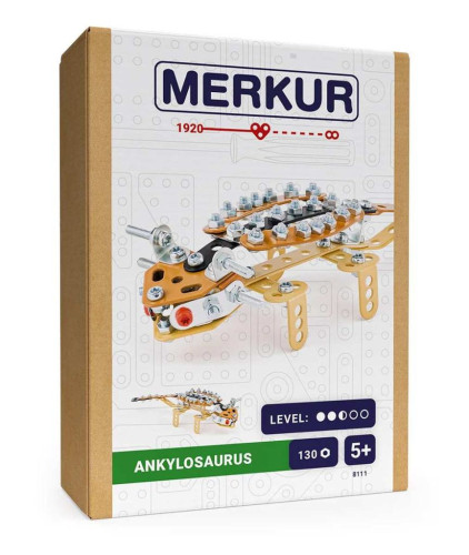 Stavebnica Ankylosaurus 130 ks v krabici 13x18x5 cm Merkúr