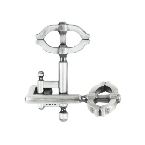 Mini Huzzle Cast - Key II strieborný