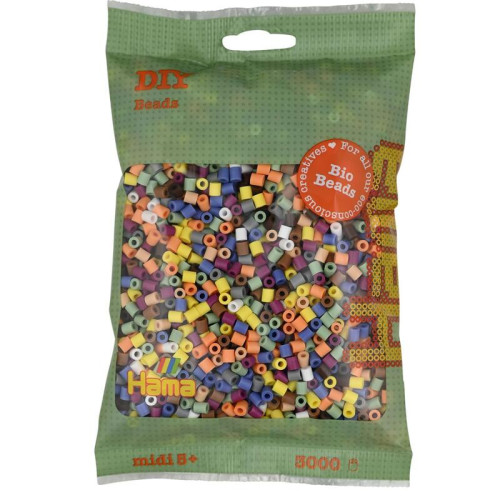 Zažehľovacie korálky BIO mix 3000ks 191-197 Hama