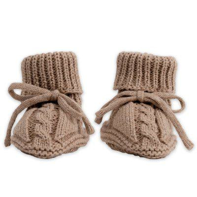 Capáčky Knit Cable Fudge Veľ. 0 - 6 mesiacov Lodger