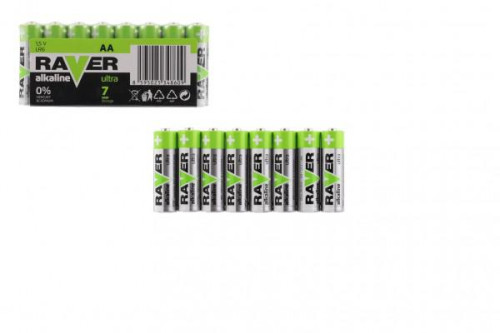 Batéria LR6/AA 1,5 V alkaline ultra RAVER 8ks