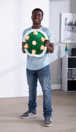 Super Mario plyšový Bowser pancier 38 cm Mocchi Mocchi