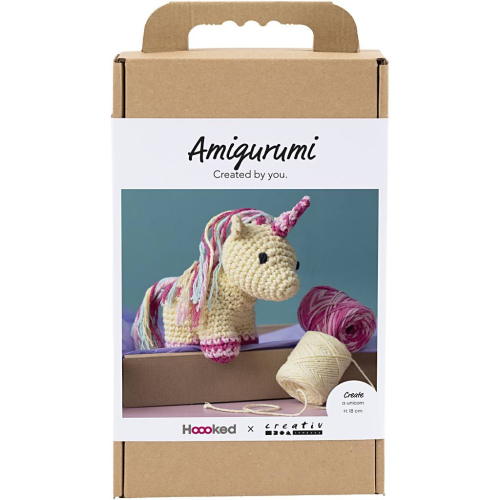 Sada na háčkovanie jednorožec Amigurumi