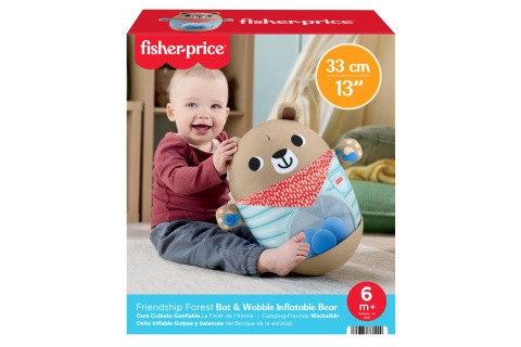 Hojdací medvedík Fisher Price