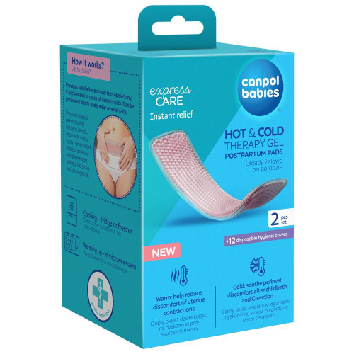 Popôrodné gélové vložky Hot & Cold 2 ks Canpol babies