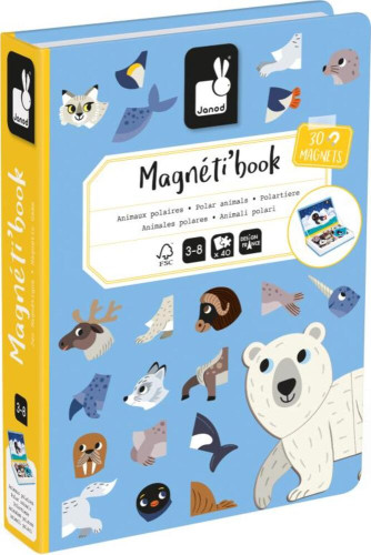 Magnetibook Polárne zvieratká Magnetická kniha Janod
