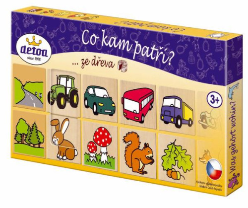 Čo kam patrí? Detoa