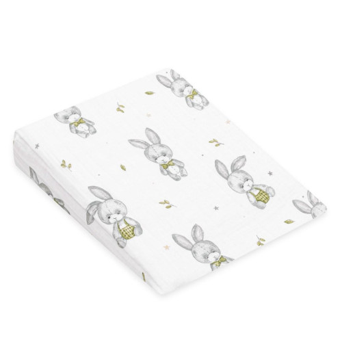 Mušelínový poťah na dojčenský vankúš - klin Standard 30 x 37 cm New Baby