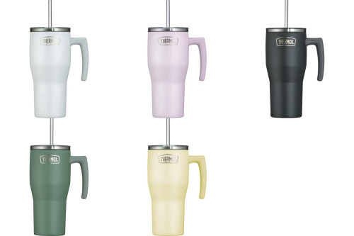 Termohrnček Refreshing s madlom a slamkou 850 ml Thermos