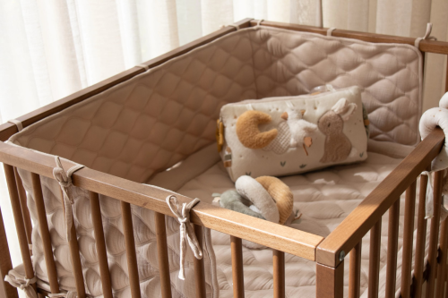 Loptička textilná Newborn Naturals Little Dutch