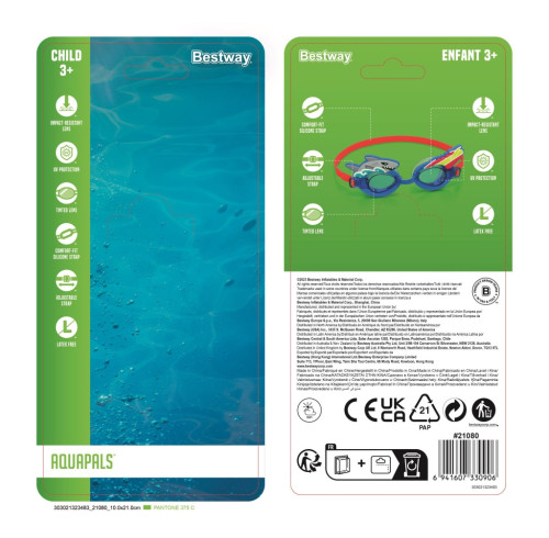 Okuliare plavecké AquaPals Bestway