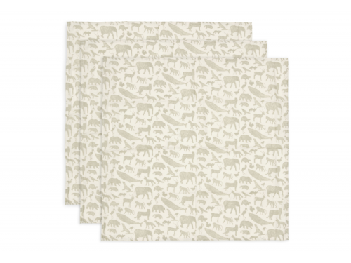 Plienky 3 ks 70x70 cm Jollein