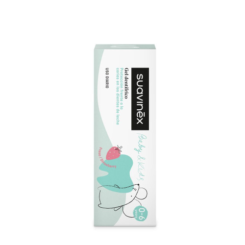 Detská zubná pasta Baby/Kids s jahodovou príchuťou - 50 ml Suavinex