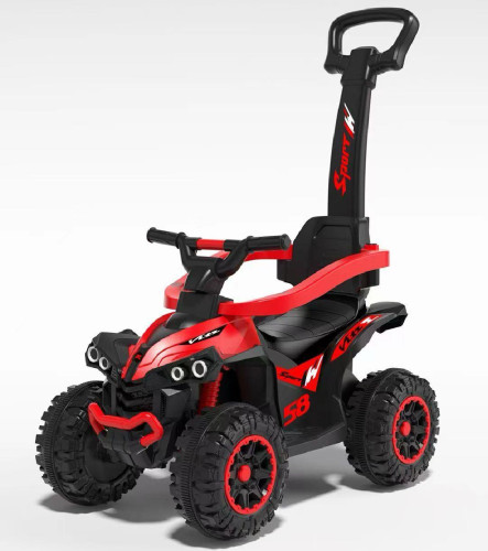 Detské odrážadlo Baby Mix Mega Prime EVA s vodiacou tyčou