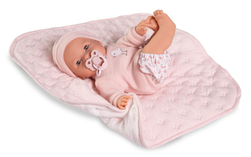 Mrkacie bábätko so zvukmi a mäkkým látkovým telom 37 cm Bimba 14365 Antonio Juan