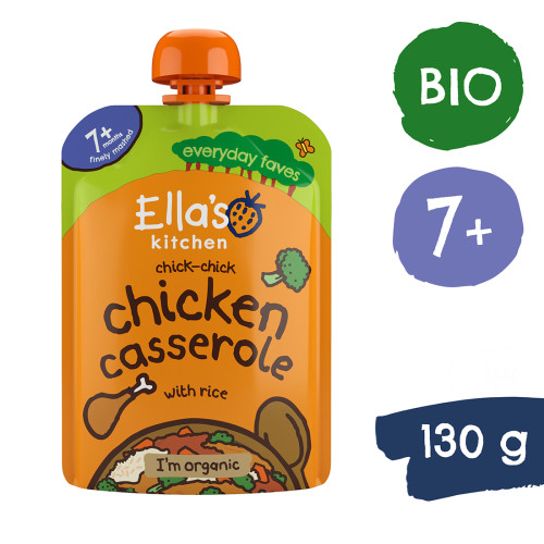 BIO Kurací nákyp s ryžou 130 g Ella's Kitchen