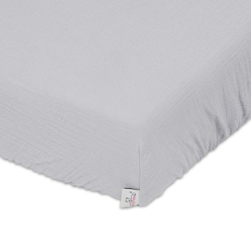 Mušelínové prestieradlo s gumou 60 x 120 cm BabyMatex