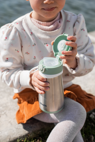 Hrnček termoizolačný nerez 350 ml Sage Green Beaba
