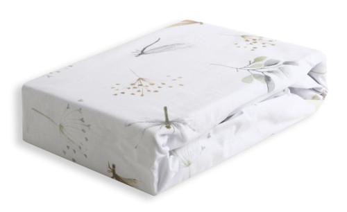 Bavlnená prestieradlo s gumou Print 60 x 120 cm Babymatex