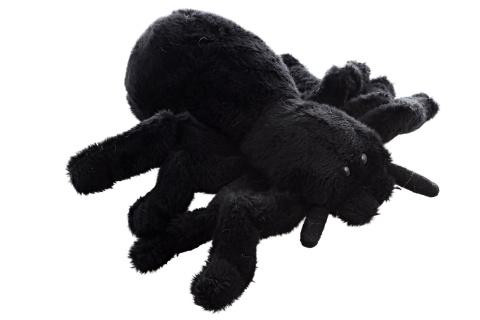 Plyšový pavúk čierny 14 cm Eco-friendly