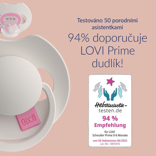 Cumlík silikónový dynamický Prime Tutti Frutti 18 m+ 3 ks Lovi