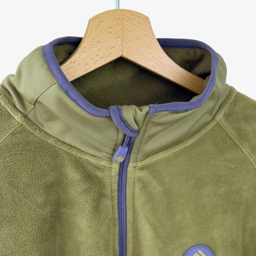 Detská športová outdoorová mikina Khaki Pidilidi