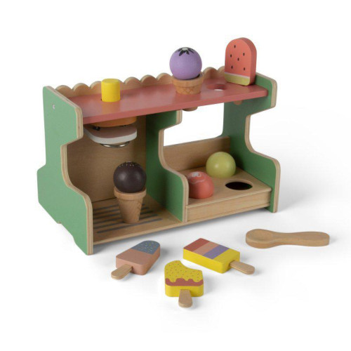 Playful Wood drevený zmrzlinový stánok 12 ks