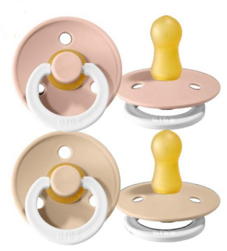 Cumlíky kaučuk 2 ks 0-6 mesiacov Colour Bibs