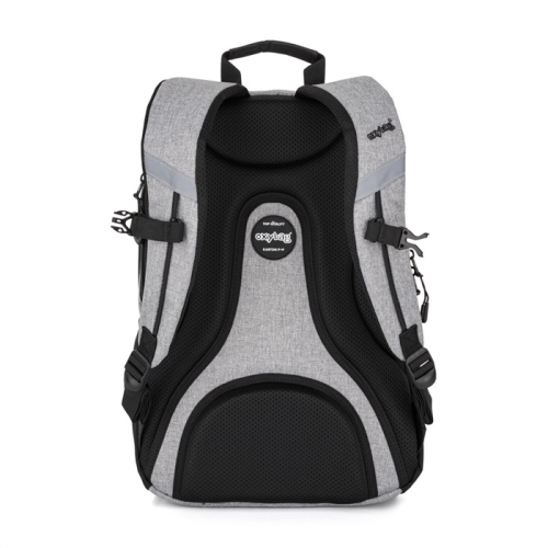 Študentský batoh + etue Oxy Sport Grey Melange