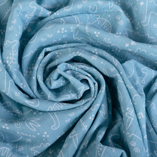 Mušelínové prestieradlo Dizajn s gumou 60 x 120 cm BabyMatex