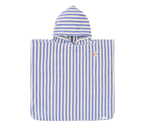 Plážové pončo Dreamy Purple Stripe Little Dutch