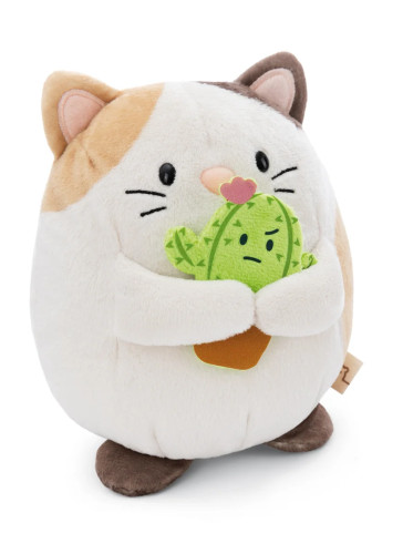 Plyšová MyMochi Mačička Angy 27 cm s kaktusom Nici