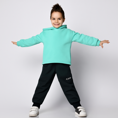 Čierne softshell nohavice s reflexným prvkom a lemom RDX