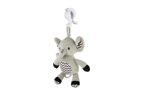 Naťahovací hrací strojček plyš 30 cm záves na postieľku/kočík Babyted