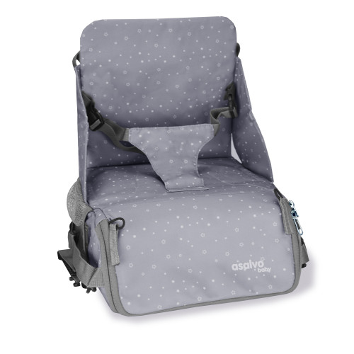 Booster Anywhere BAG-GO 2v1 (podsedák+taška na kočík) humus grey Asalvo