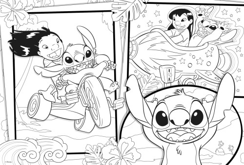 Lilo & Stitch Puzzle obojstranné 50x35 cm 250 dielikov
