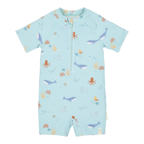 Plavky krátky rukáv Ocean Friends Little Dutch
