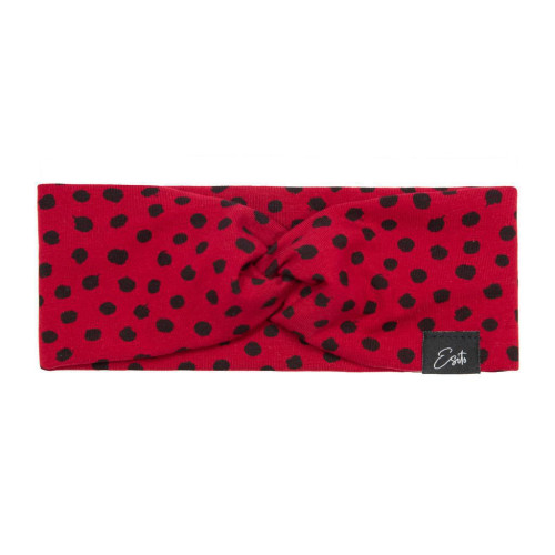 Dievčenská čelenka do vlasov Black Spot ruby red Esito červená