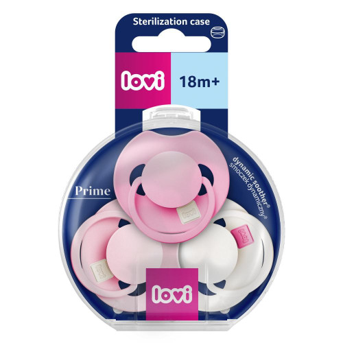 Cumlík silikónový dynamický Prime Tutti Frutti 18 m+ 3 ks Lovi