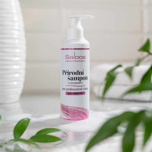 Prírodný šampón pre poškodené vlasy 200 ml Saloos