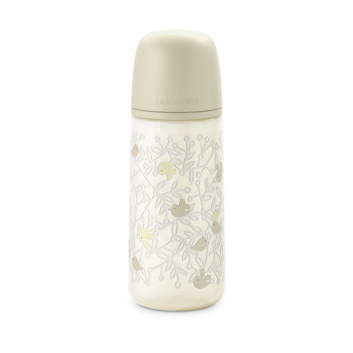 Dojčenská fľaša 360 ml fyziologická L Birdies Suavinex