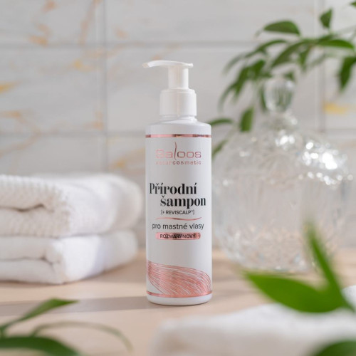 Prírodný šampón pre mastné vlasy 200 ml Saloos