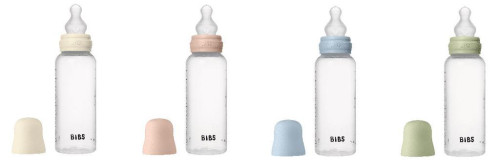 Antikoliková fľaša so silikónovým cumlíkom 270 ml Bibs